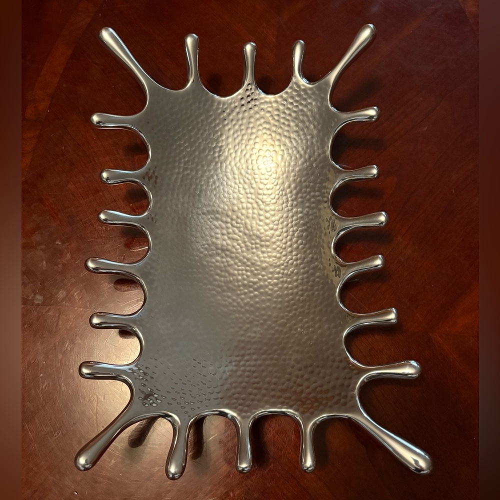 Modern Silver Splash Tray